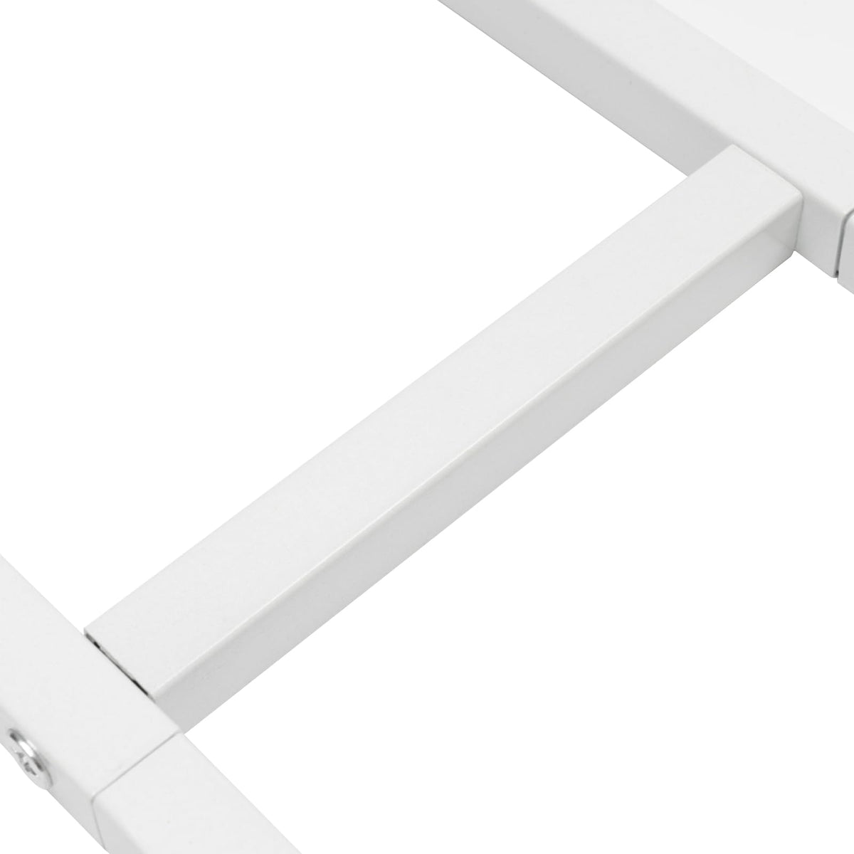 2 Pcs 34Inch White Wall Mount CD DVD Storage Shelf O6069
