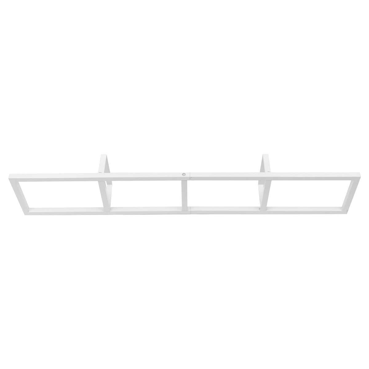 2 Pcs 34Inch White Wall Mount CD DVD Storage Shelf O6069