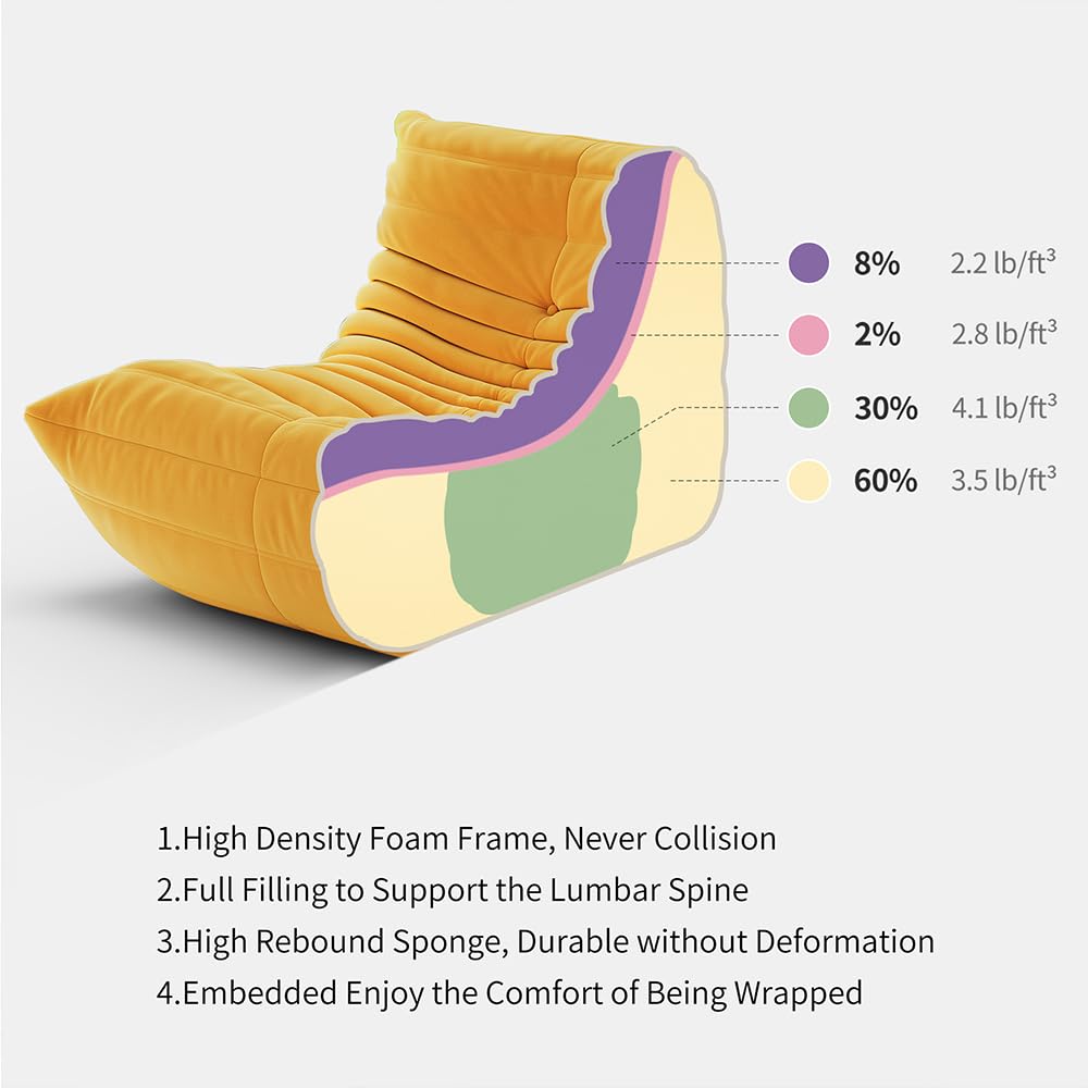 Memory Foam Sofa Chair K8624