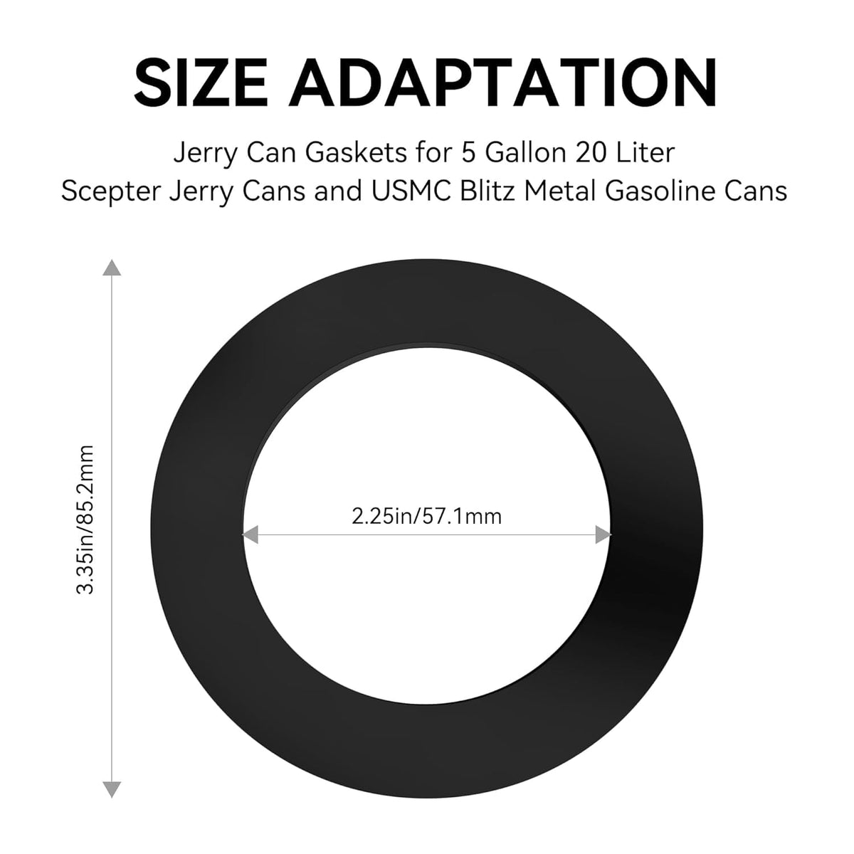 8 Pack Jerry Can Gaskets B4373