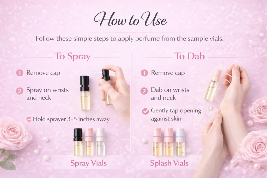 Perfume Discovery Set 10-Piece Fragrance Mini Vial Sampler Kit G856