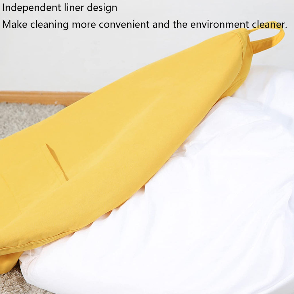 Yellow Washable Bean Bag Chair Cover Q88294