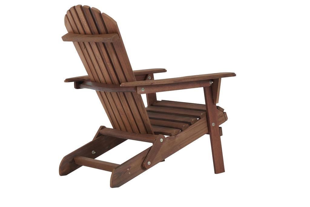 Folding Adirondack Chairs Set of 2 Solid Cedar Wood G3226