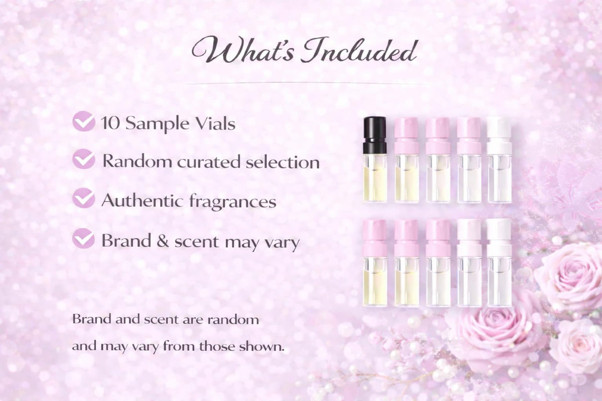 Perfume Discovery Set 10-Piece Fragrance Mini Vial Sampler Kit G856