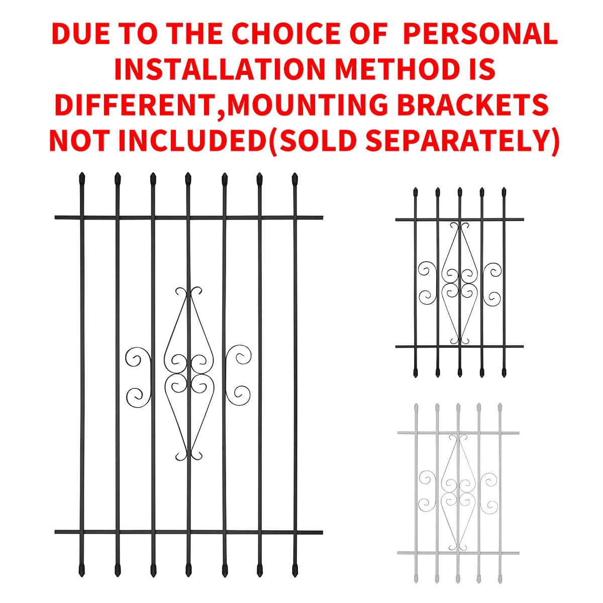 Black Window Bar Guard E451