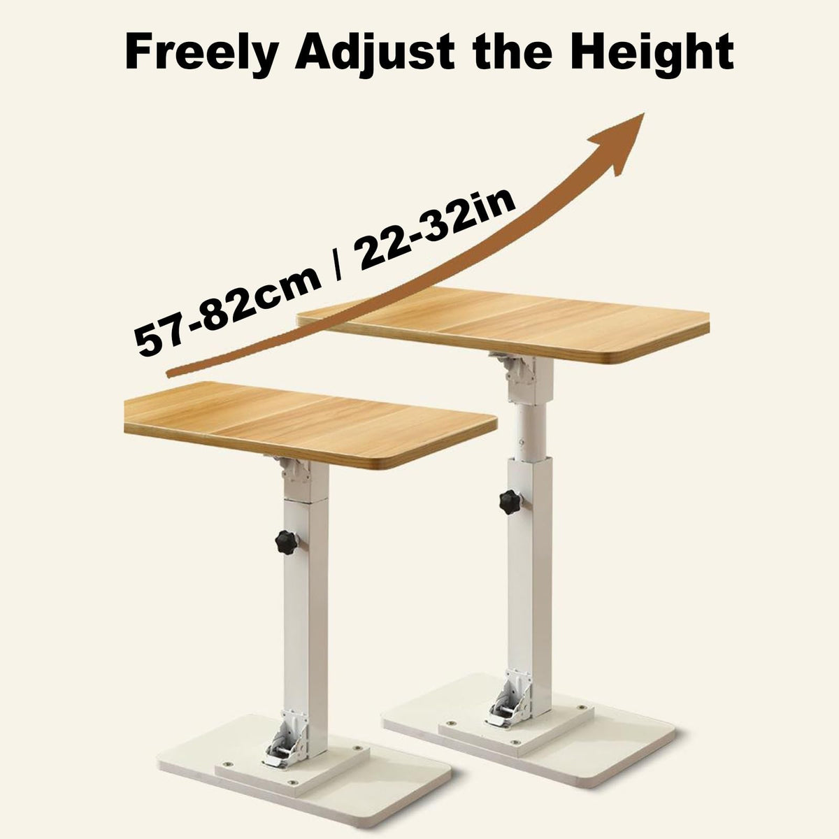White Folding RV Table G7103
