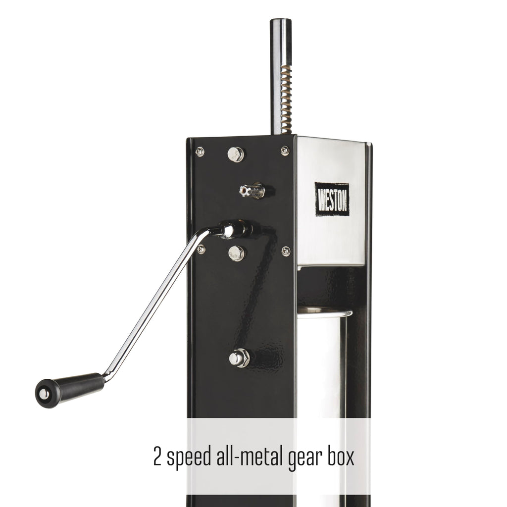 Stainless Steel Vertical Sausage Stuffer 15 lbs Capacity F636