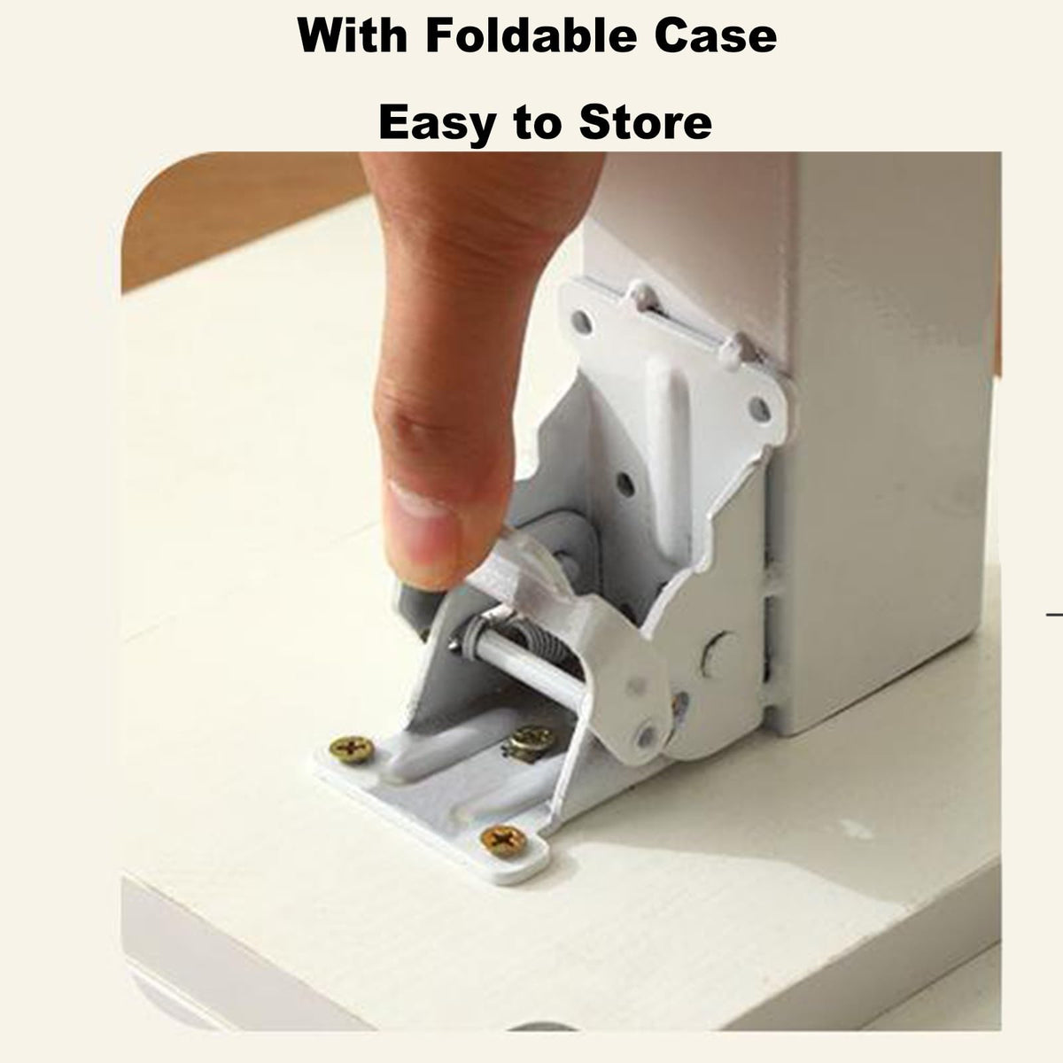 White Folding RV Table G7103