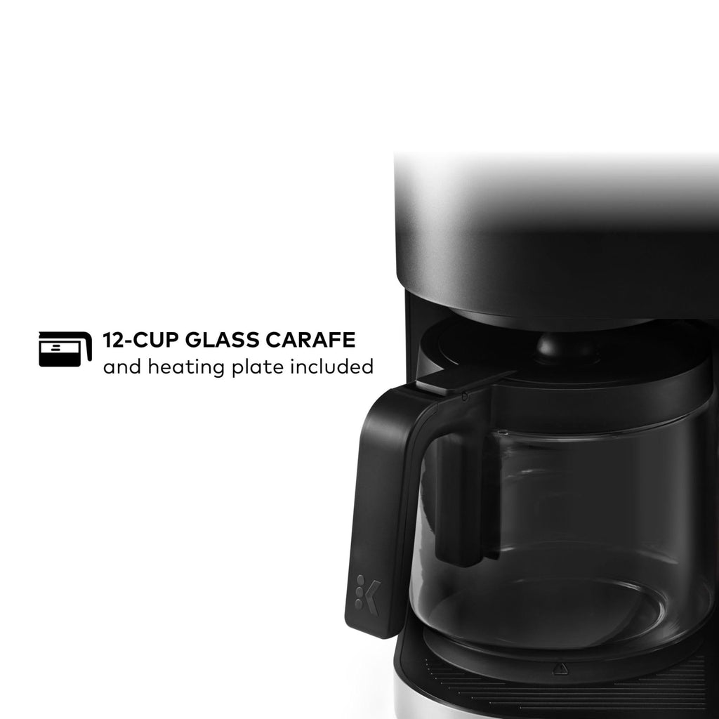 Single Serve K-Cup Pod & Carafe Coffee Maker, Black I989