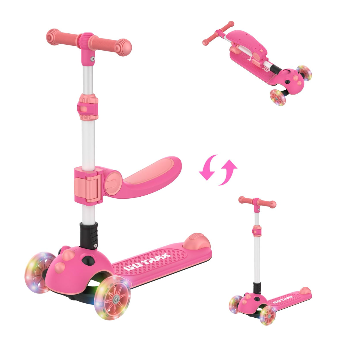 Foldable Kick Scooter with Seat N41560
