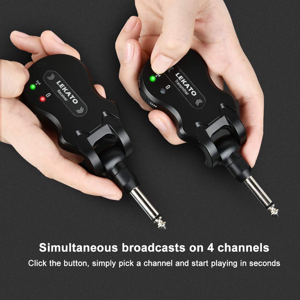 5.8GHz Wireless Guitar System Black Q74066