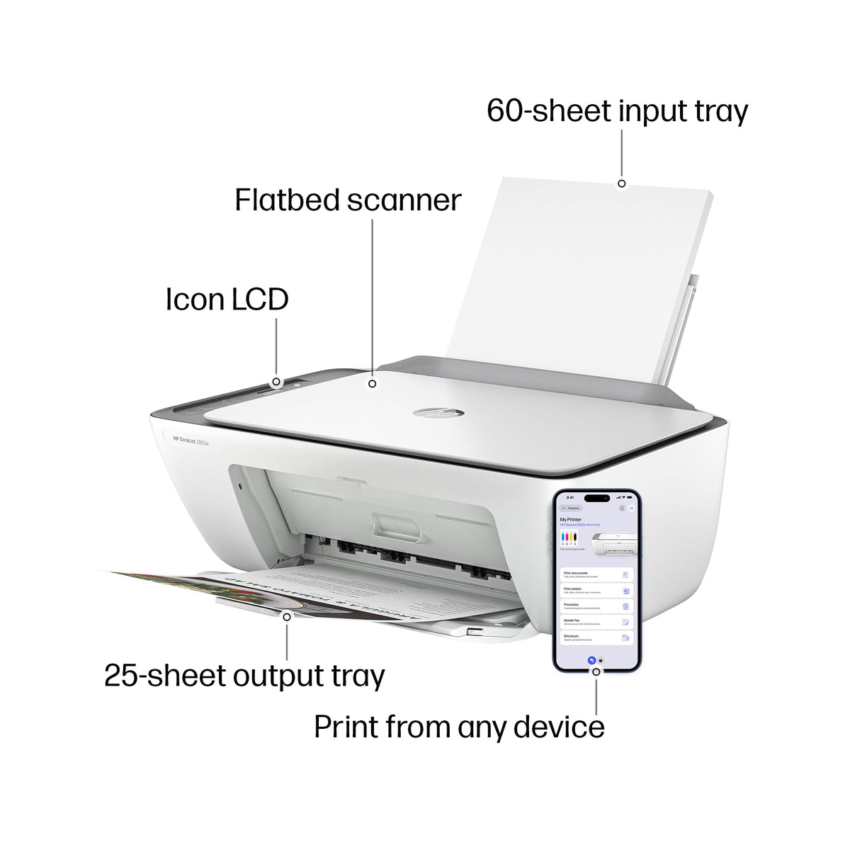 Wireless All-in-One Color Inkjet Printer, Scanner, Copier M5599