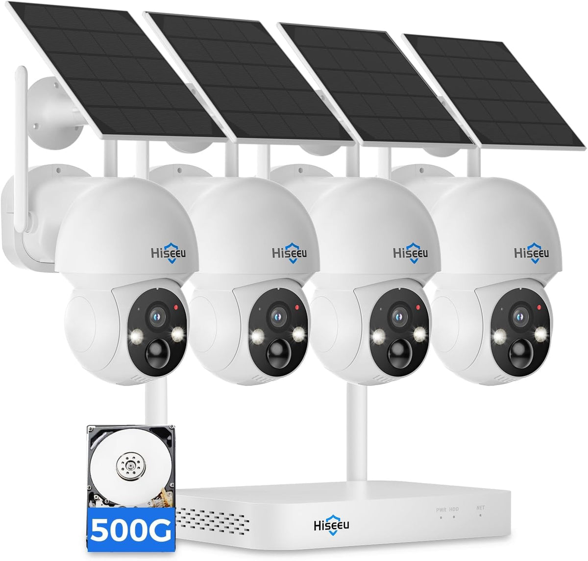 Wireless Outdoor Solar Security Camera System W70229