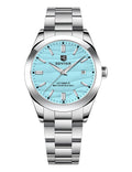 Brown Leather Quartz Chronograph Waterproof Wristwatch M863