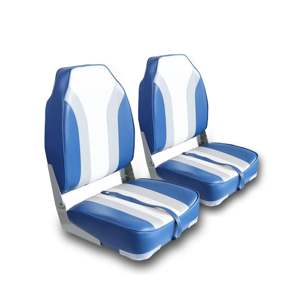 Folding Boat Seat 2 Pack White/Black U83998