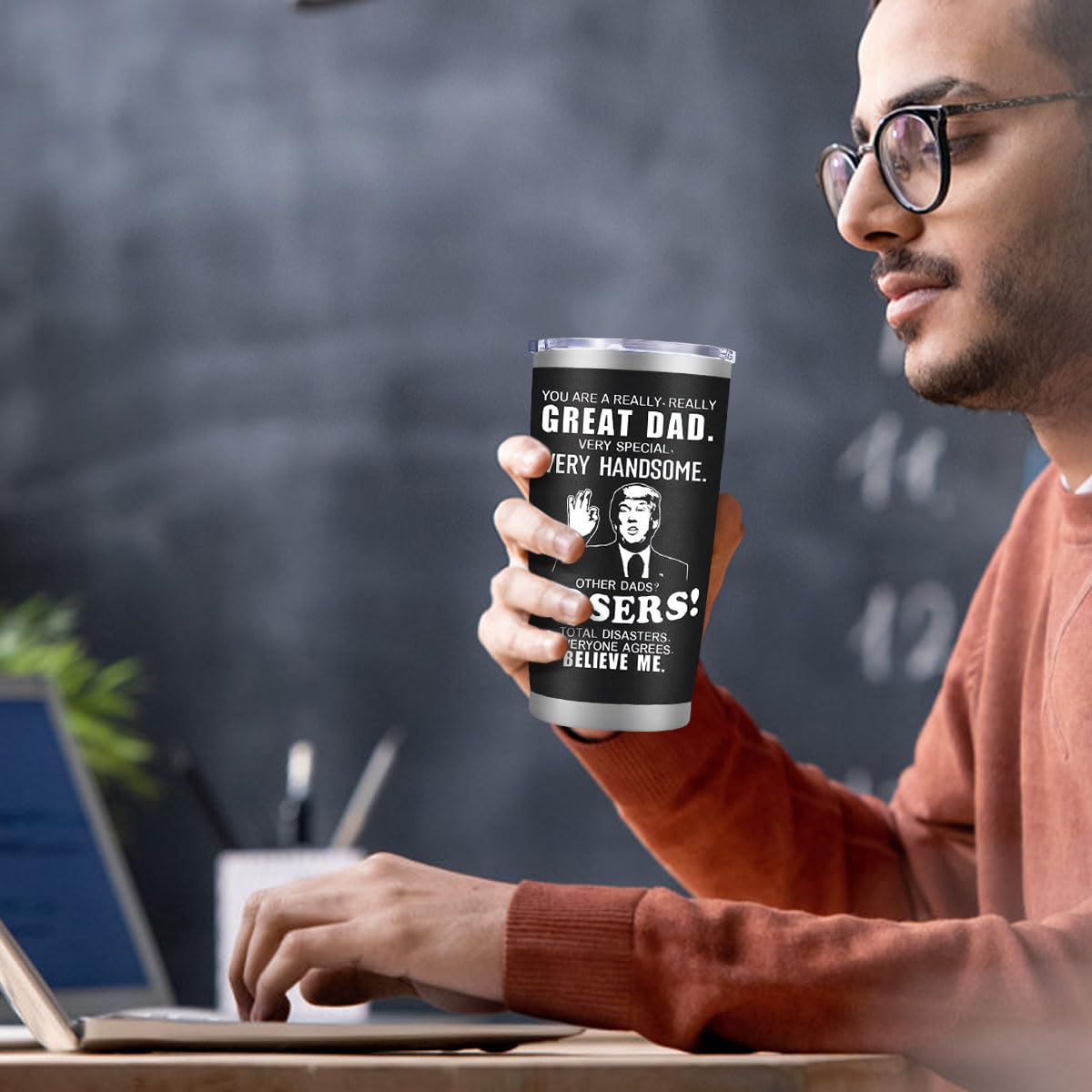 20 oz Black Tumbler Mug P41343