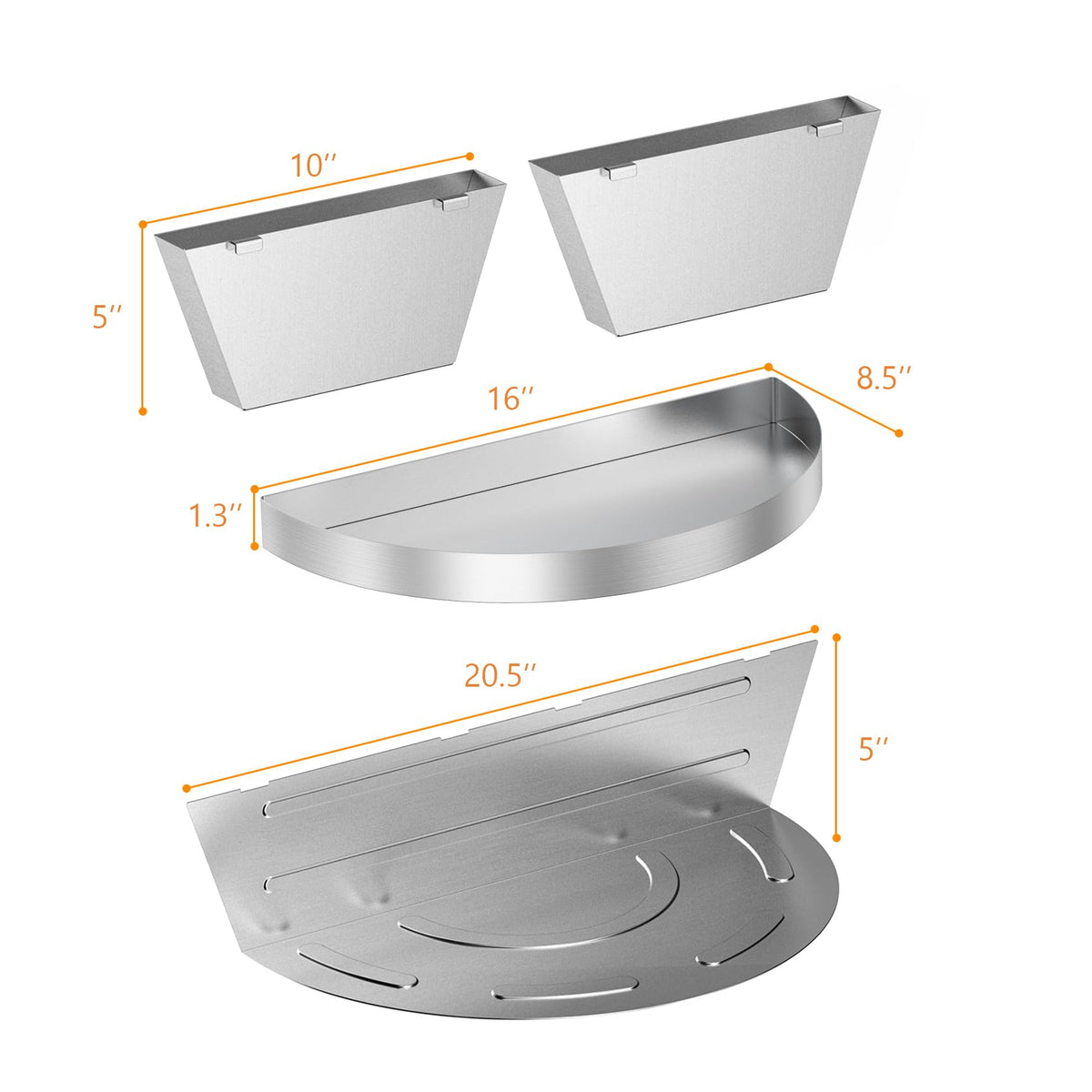 Charcoal Divider Drip Pan N13468