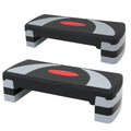 Adjustable Aerobic Stepper with Risers Set of 2 X643