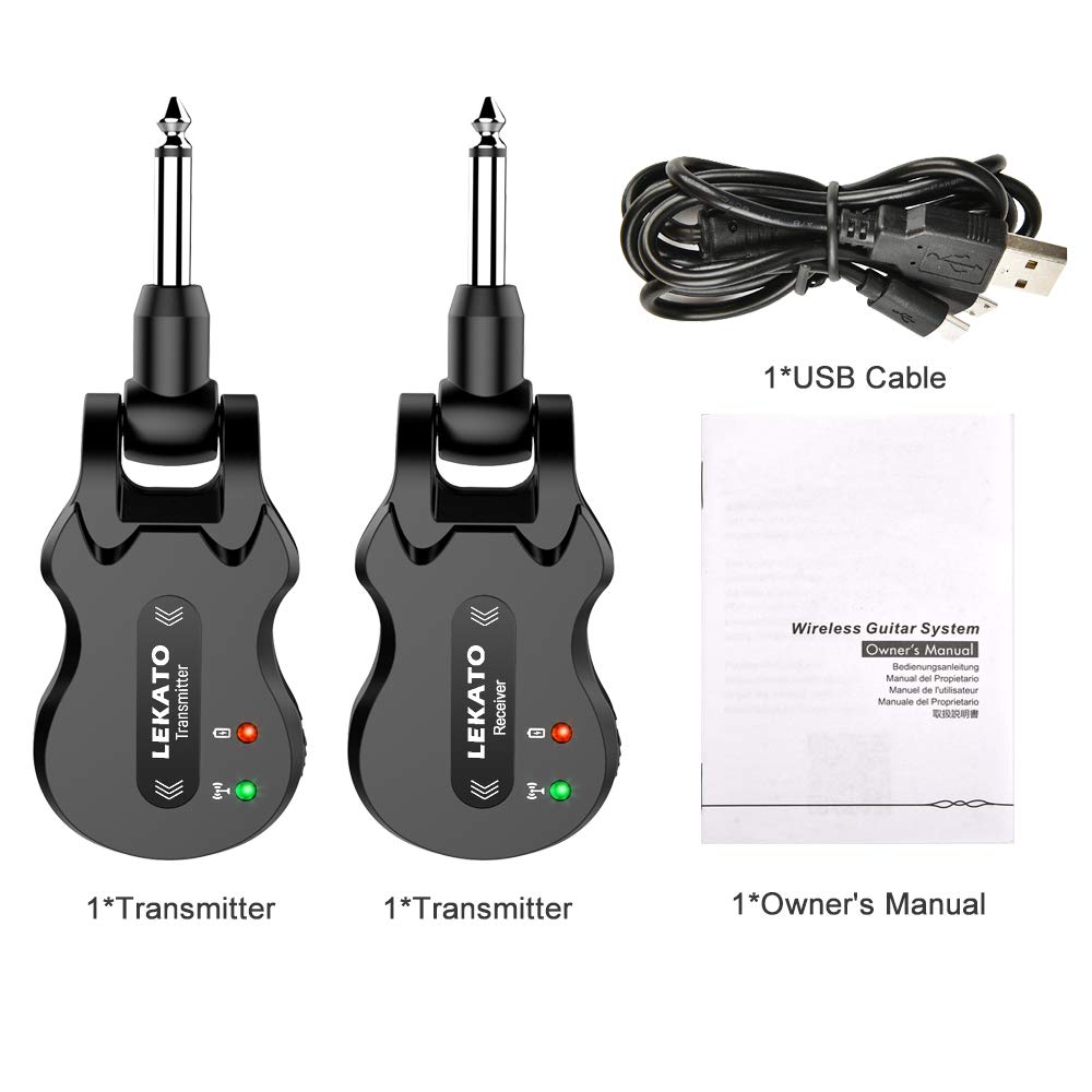 5.8GHz Wireless Guitar System Black Q74066