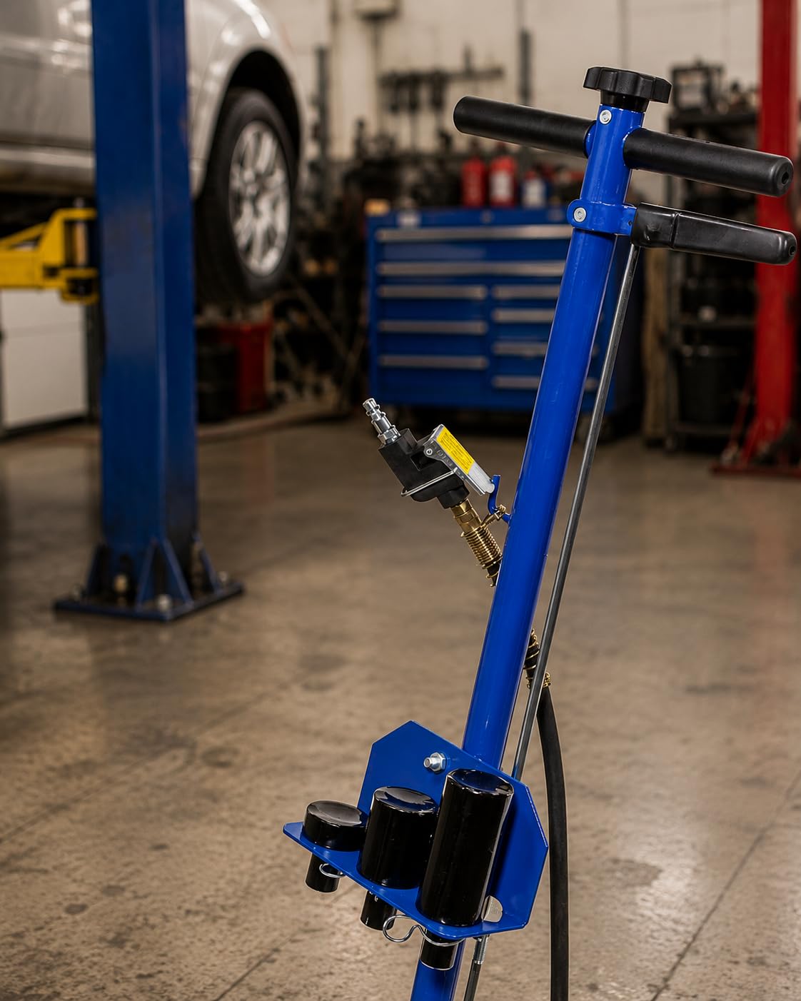 22 Ton Hydraulic Floor Jack with Extension Saddle Set D7787