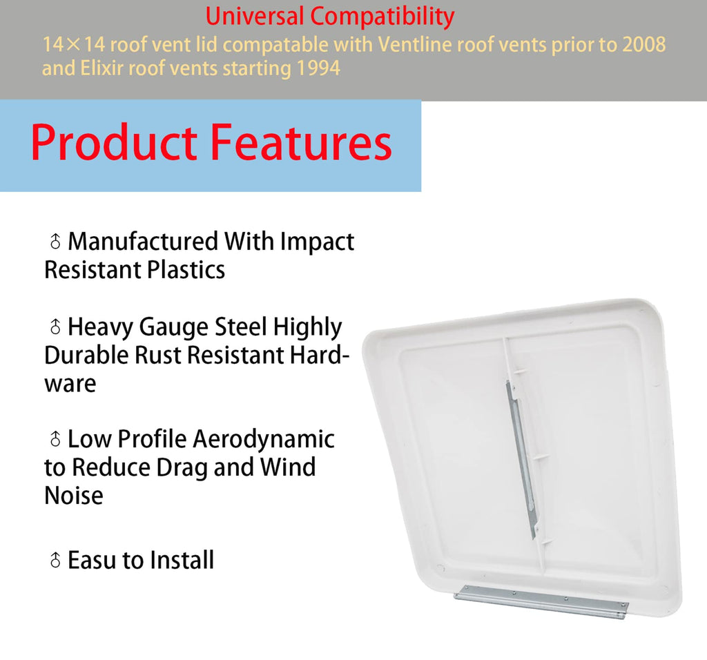 14" x 14" Roof Vent Cover 2 Pack F9305