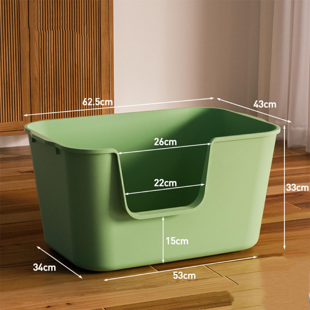 Extra Large High Sides Anti-Splashing Kitty Litter Box B68247