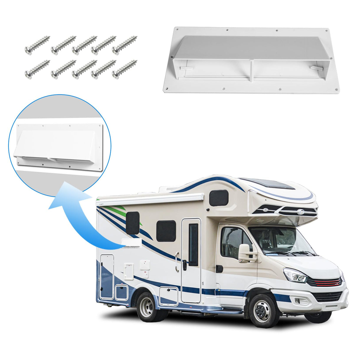 RV Exhaust Vent Cover Q52570