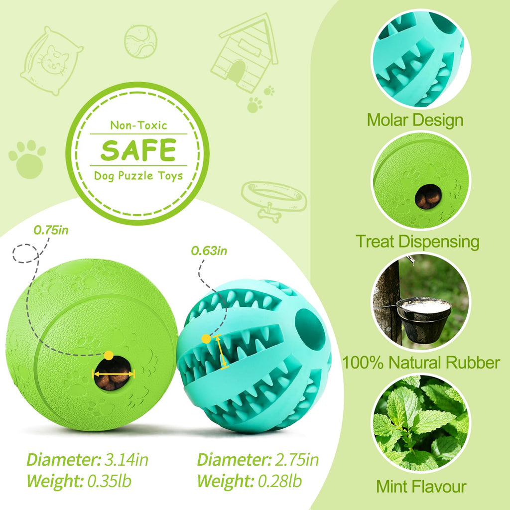2 Pack Interactive Dog Puzzle Toys B893162