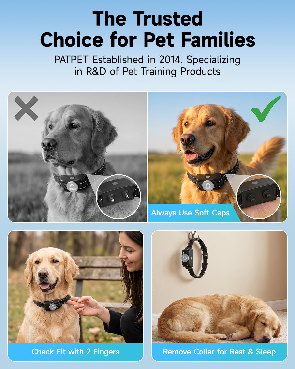 Dog Training Collar with Remote, 3 Training Modes, Rainproof N593835