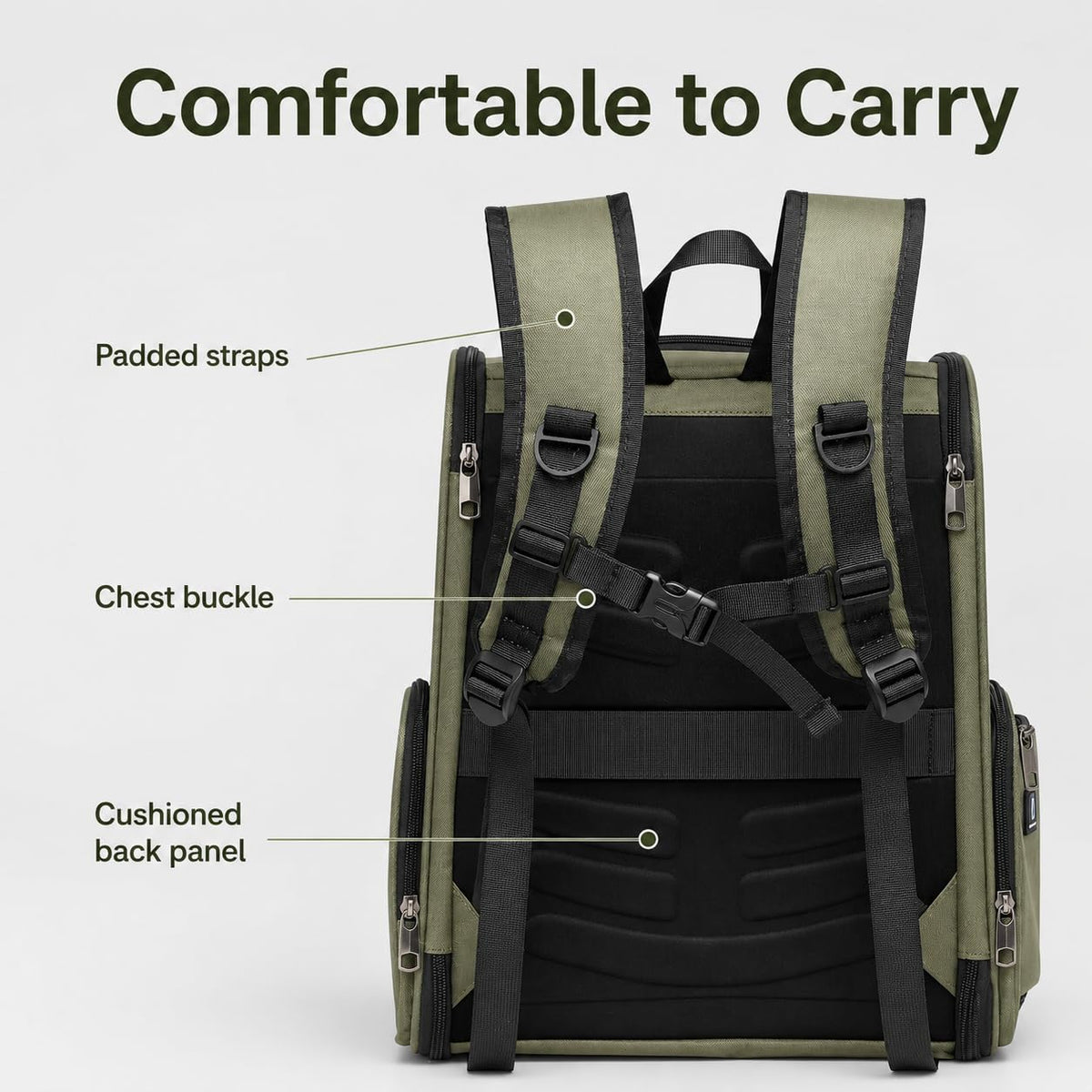 Cat Backpack Carrier Collapsible with Ventilated Mesh Q7346