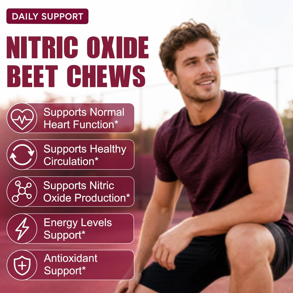 Beet Root Chews with CoQ10, Mixed Berry, 90 Ct F626