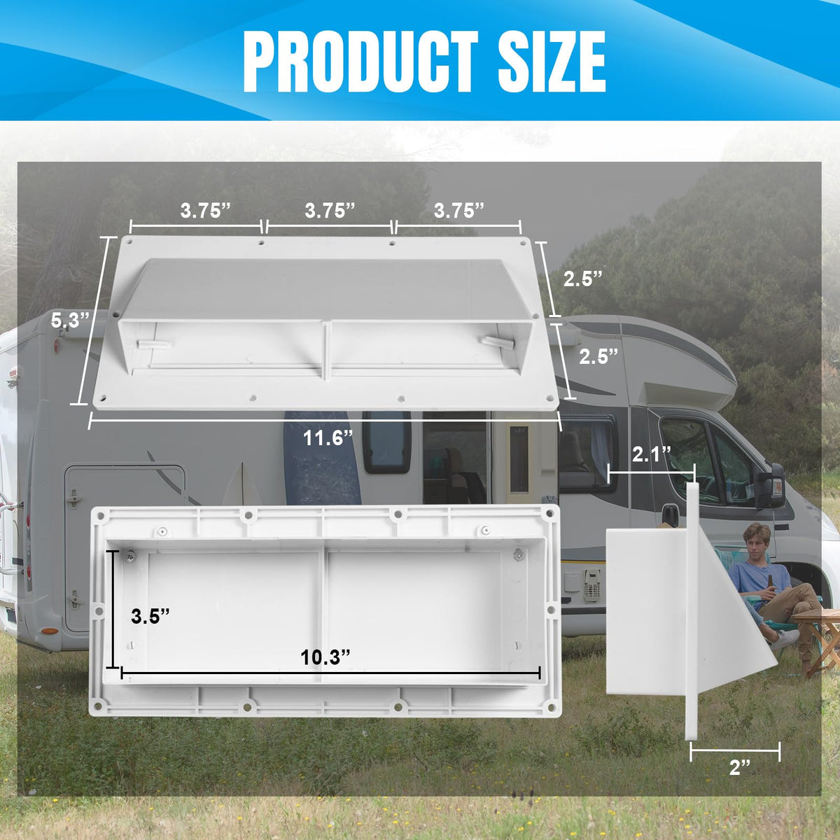 RV Exhaust Vent Cover Q52570