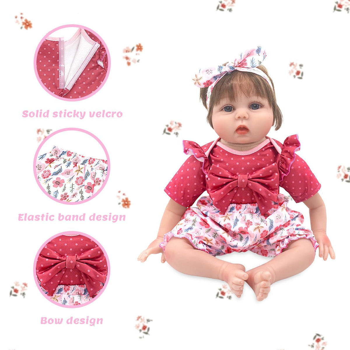 Reborn Doll Clothes for 20-22 Inch Dolls U104515