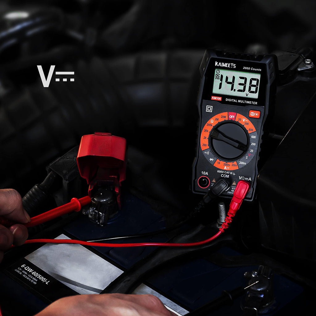 Digital Multimeter Voltmeter with Case F957
