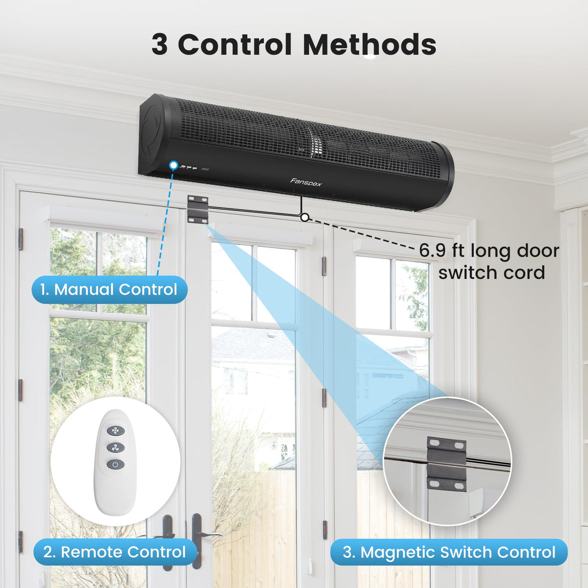 36" Wall Mounted Air Curtain B707177