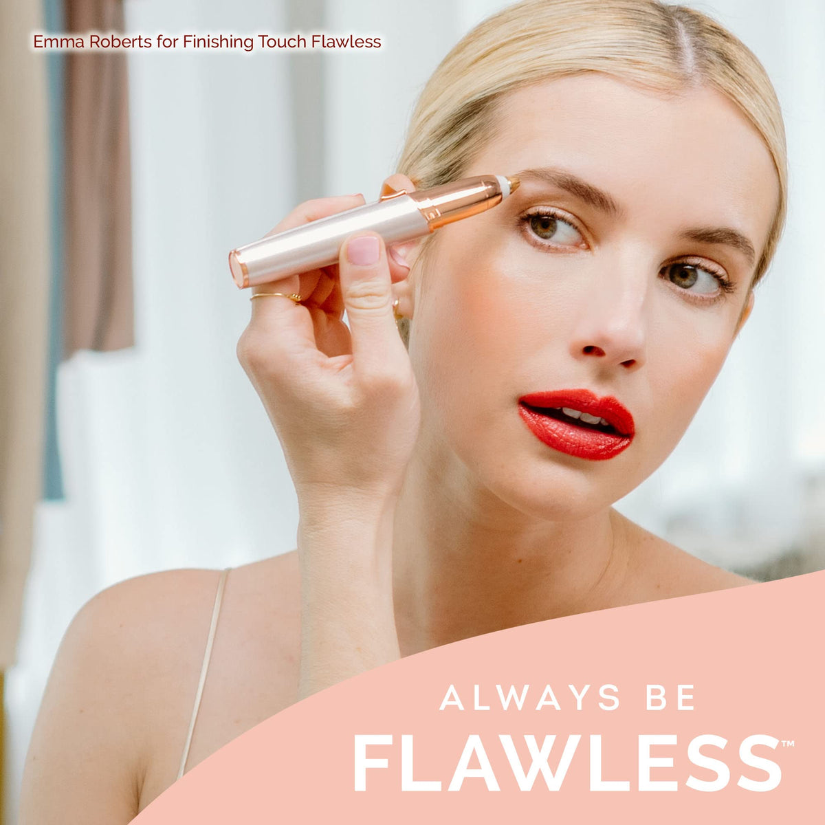 Electric Eyebrow Hair Remover Razor with LED Light X35446