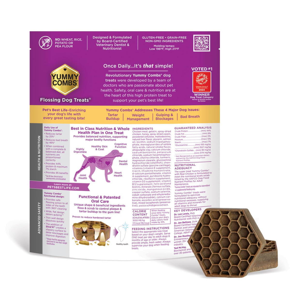 Chicken Dog Dental Treats 24oz & 36 oz V123