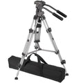 55" 65mm Video Camera Tripod with Fluid Drag Head and Carry Bag N5782