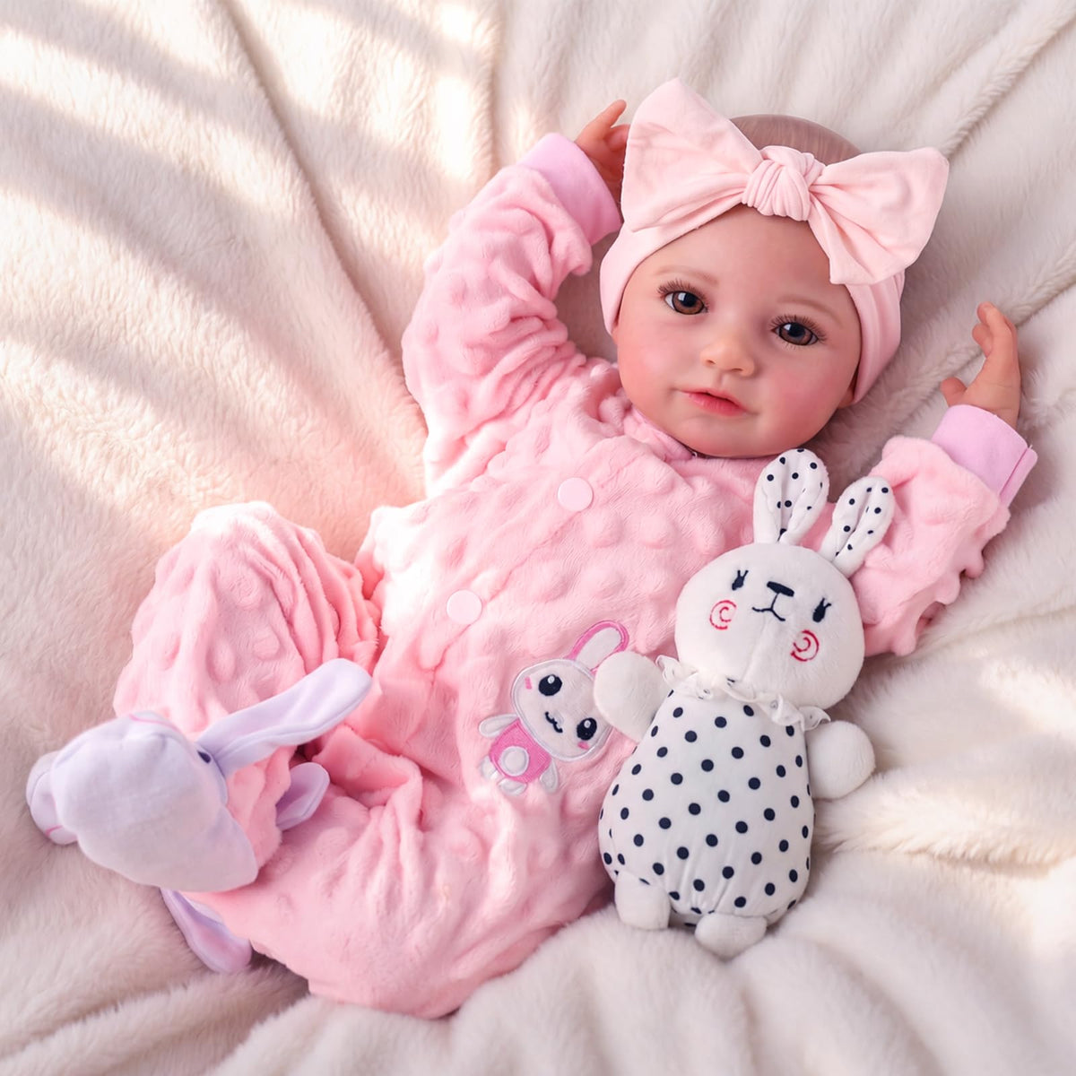 20 Inch Soft Vinyl Poseable Baby Doll H66135