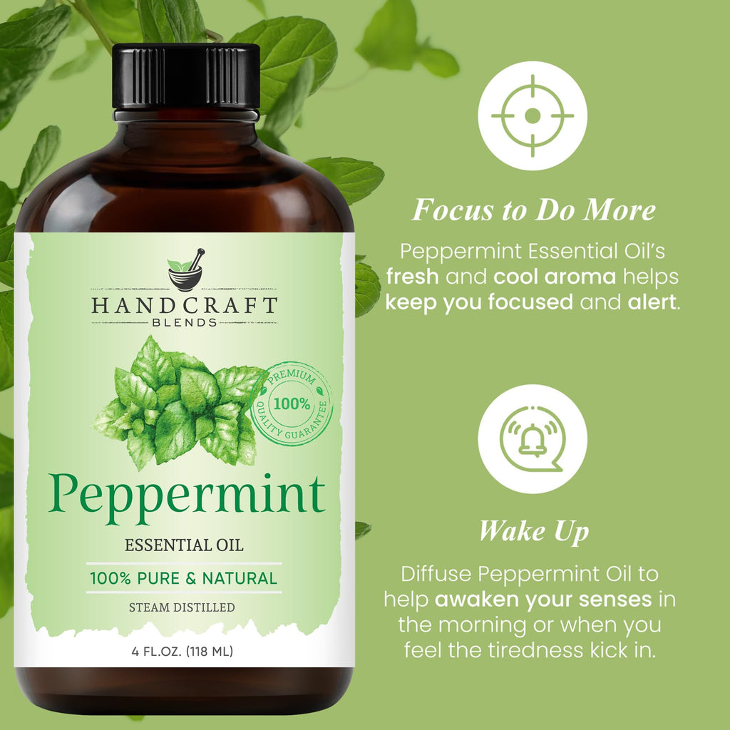 Lemon Peppermint Lavender Essential Oil Set 4 Fl. Oz F135638
