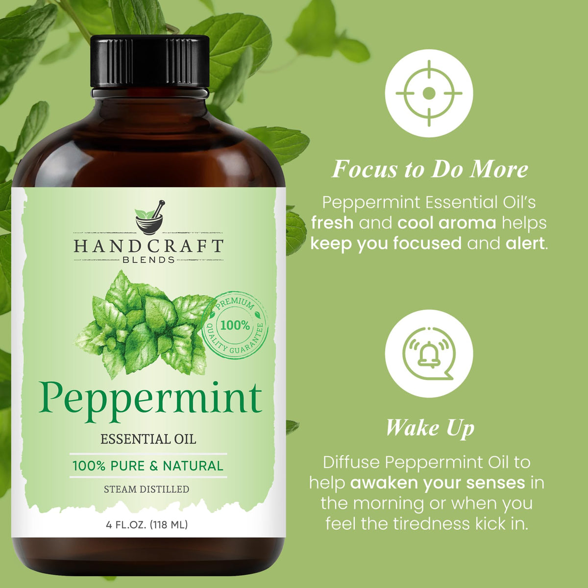 Lemon Peppermint Lavender Essential Oil Set 4 Fl. Oz F135638