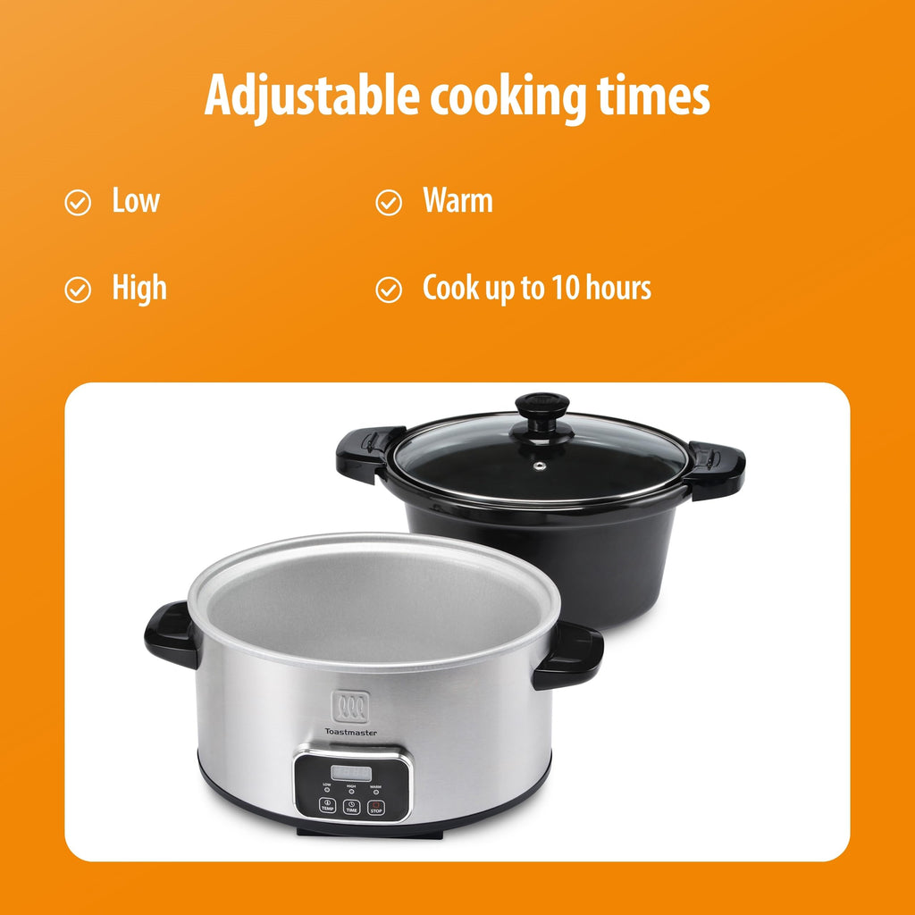 4-Quart Stainless Steel Slow Cooker J2877