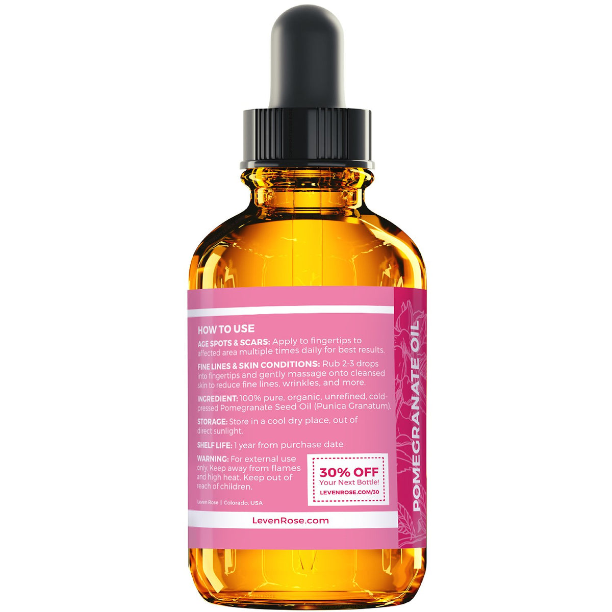 Organic Pomegranate Seed Oil 1 oz V644720