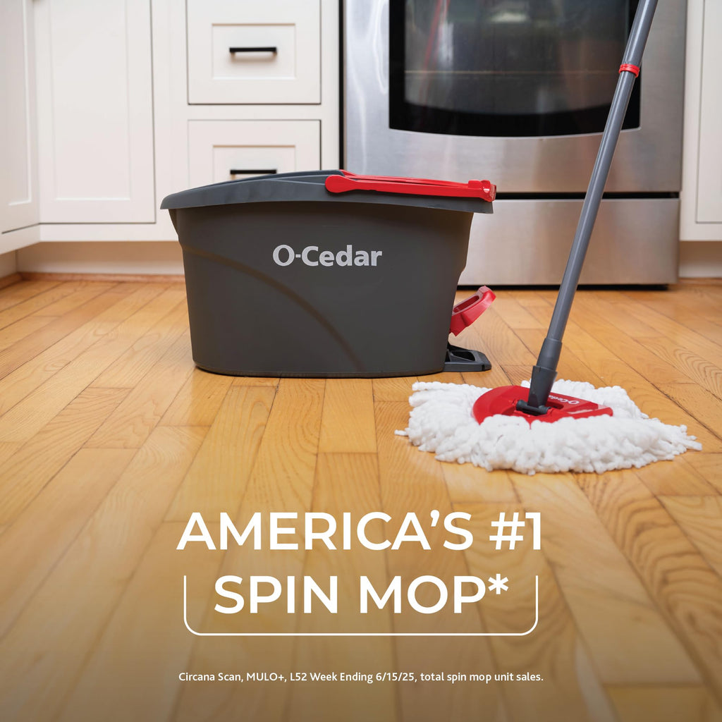 Microfiber Spin Mop Bucket Floor Cleaning System E34803