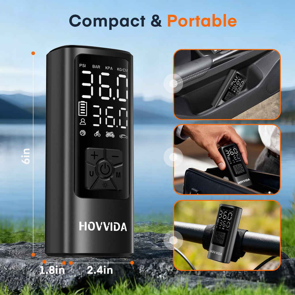 Portable Air Compressor 150PSI Digital Tire Inflator C361144