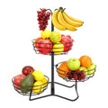 3 Tier Fruit Basket Bowl with 2 Banana Hooks C74912