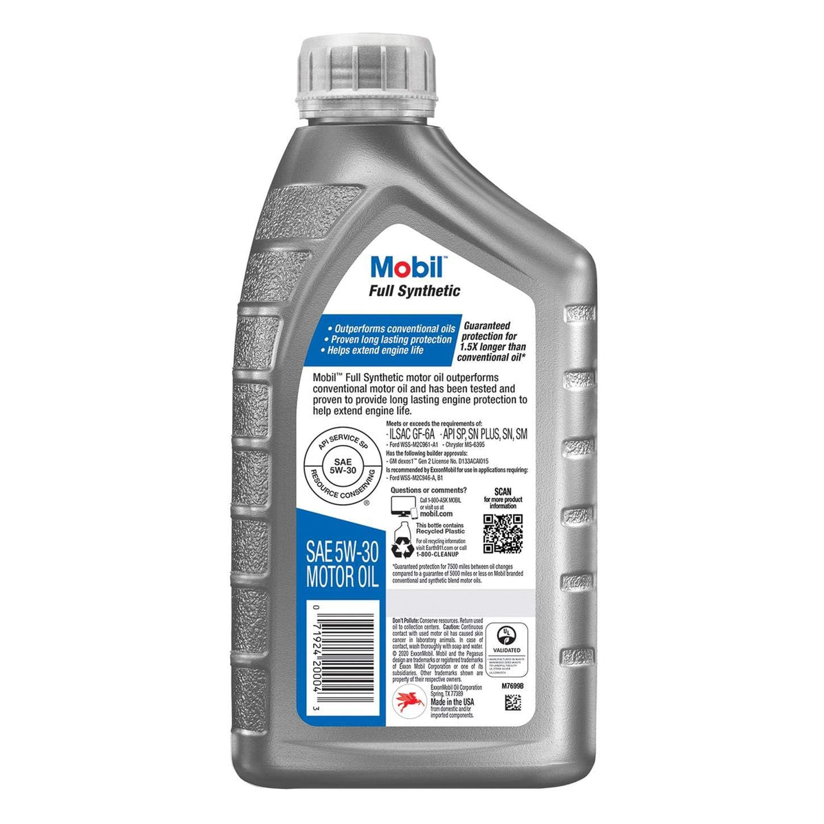 Full Synthetic Motor Oil 5W-30 1 Quart Pack of 6 O25964