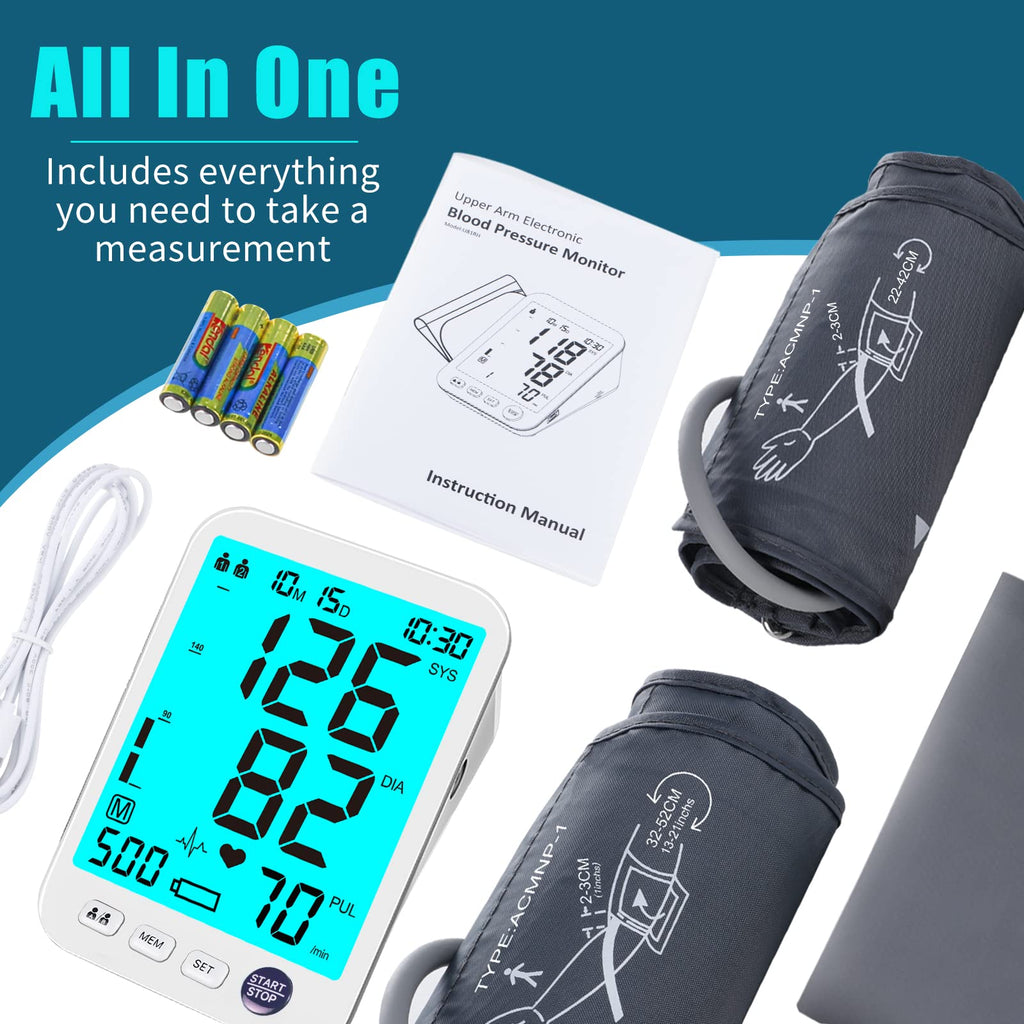 Blood Pressure Monitor 2 Cuff Sizes P919