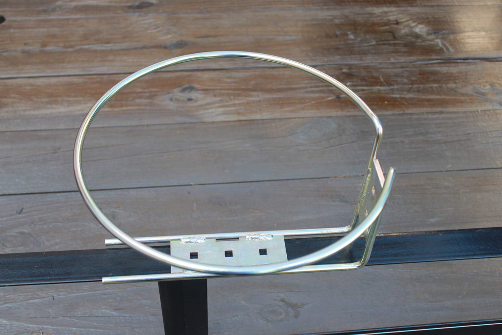 5 Gallon Round Gas Can Holder with Locking Trailer Rack Mount Bracket Kit Z55733