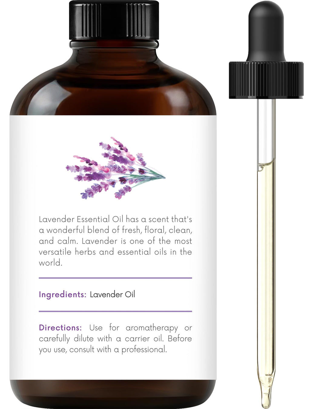 Lemon Peppermint Lavender Essential Oil Set 4 Fl. Oz F135638